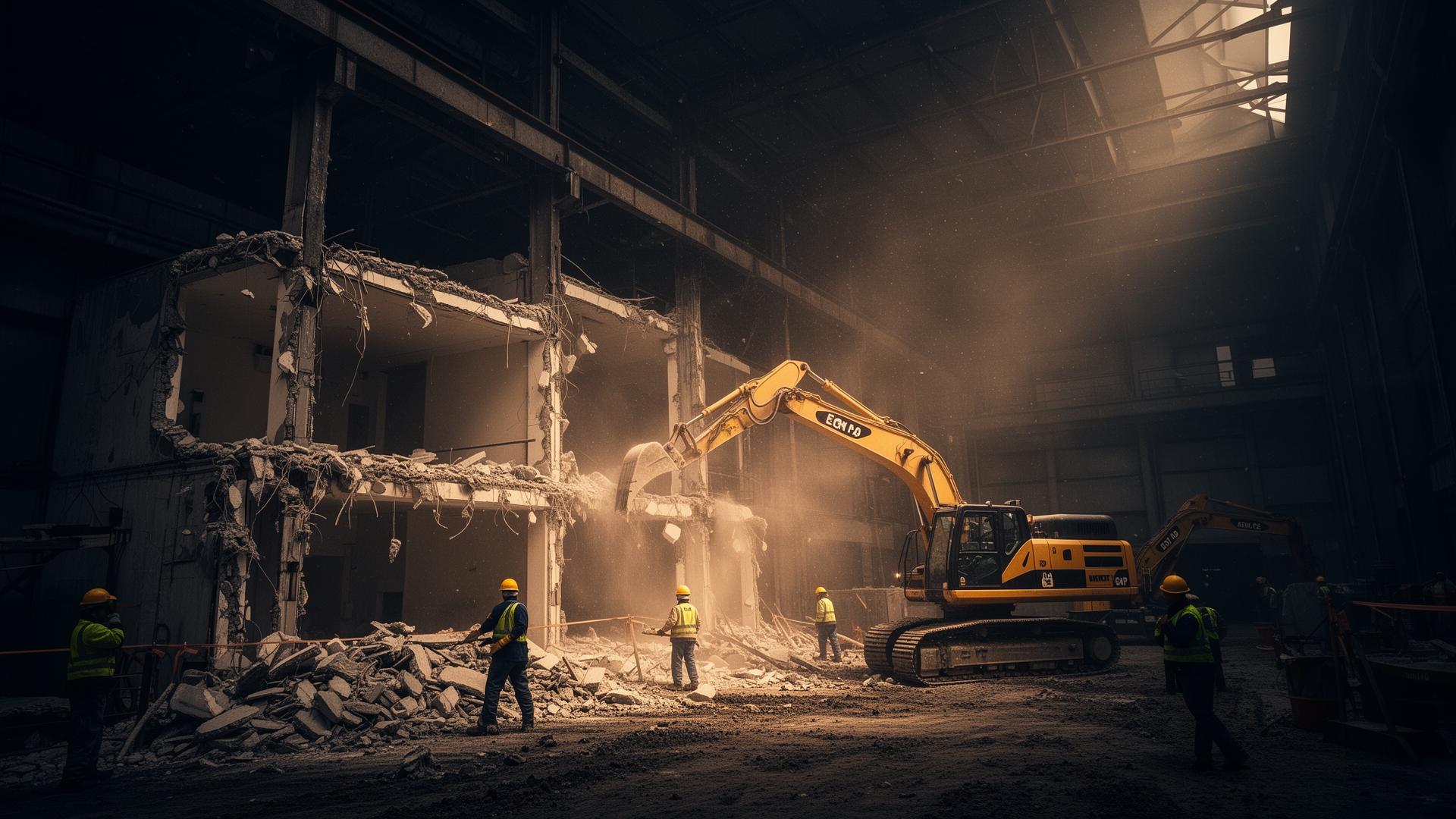 Ataker Abbruch im Einsatz